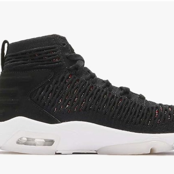 NIB Nike air Jordan’s flyknit 23s youth size 6 women’s size 7.5 black and red - Picture 14 of 15